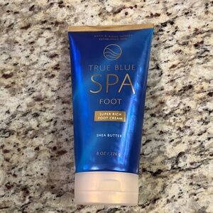 Bath & Body Works True Blue Spa Foot Cream Shea Butter Super Rich Moisturizing